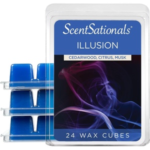 image:imageScentSationals Illusion  Cedarwood Scented Wax Melts 10oz 24 CubesIllusion