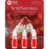 image:imageScentSationals Strawberries amp Cream Scented Fragrance Oil Refills 3Pack