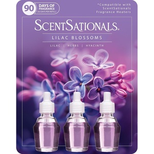 image:imageScentSationals Bubbles  Soap Suds Scented Fragrance Oil Refills 3PackLilac Blossoms