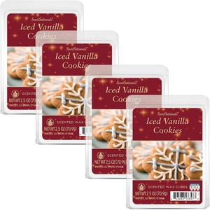 image:imageScentSationals Vanilla Cookies Scented Christmas Wax Melts 10oz 24 CubesIced Vanilla Cookies