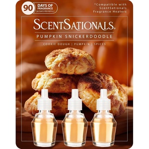 image:imageScentSationals Warm Apple Pie Scented Fall Fragrance Oil Refills 3PackPumpkin Snickerdoodle