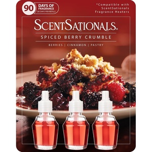 image:imageScentSationals Warm Apple Pie Scented Fall Fragrance Oil Refills 3PackSpiced Berry Crumble