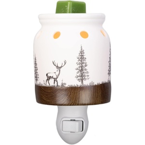 image:imageScentsationals Accent Wax Warmer  Scented Wax Cube Melter  Electric Fragrance Plugin  Wickless Candle Air Freshener amp Home Dcor Gift Crystalette CreamWildlife
