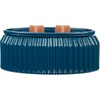 image:imageScentSationals Coastal Blue Ribbed  Wax Warmer for Scented Wax Melts
