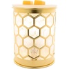 image:imageScentSationals Honeycomb Capiz  Modern Wax Warmer for Scented Wax MeltsHoneycomb Capiz