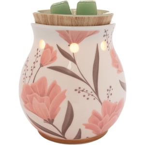 image:imageScentsationals Kristy  Decorative White Wax Warmer for Scented Wax MeltsShea Warmer
