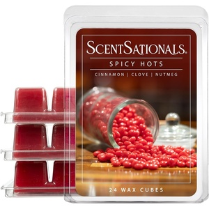 image:imageScentsationals Spicy Hots Cinnamon Scented Wax Melts 10oz 24 CubesSpicy Hots