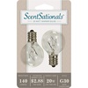 image:imageScentsationals 20 Watt Wax Warmer Bulbs Style G30 Clear 12 PackClear