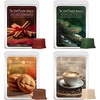 image:imageScentsationals Christmas Wax Melts Holiday Favorites 4pk  Long Lasting Strong Scent Melts for Warmers Includes Red Hot Cinnamon Woodland Spruce Brown Butter Cookies amp Stay Cozy 10oz 24 Cubes