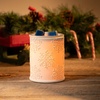 image:imageScentsationals Red Garnet Christmas  Wax Warmer for Scented Wax MeltsSimple Snow